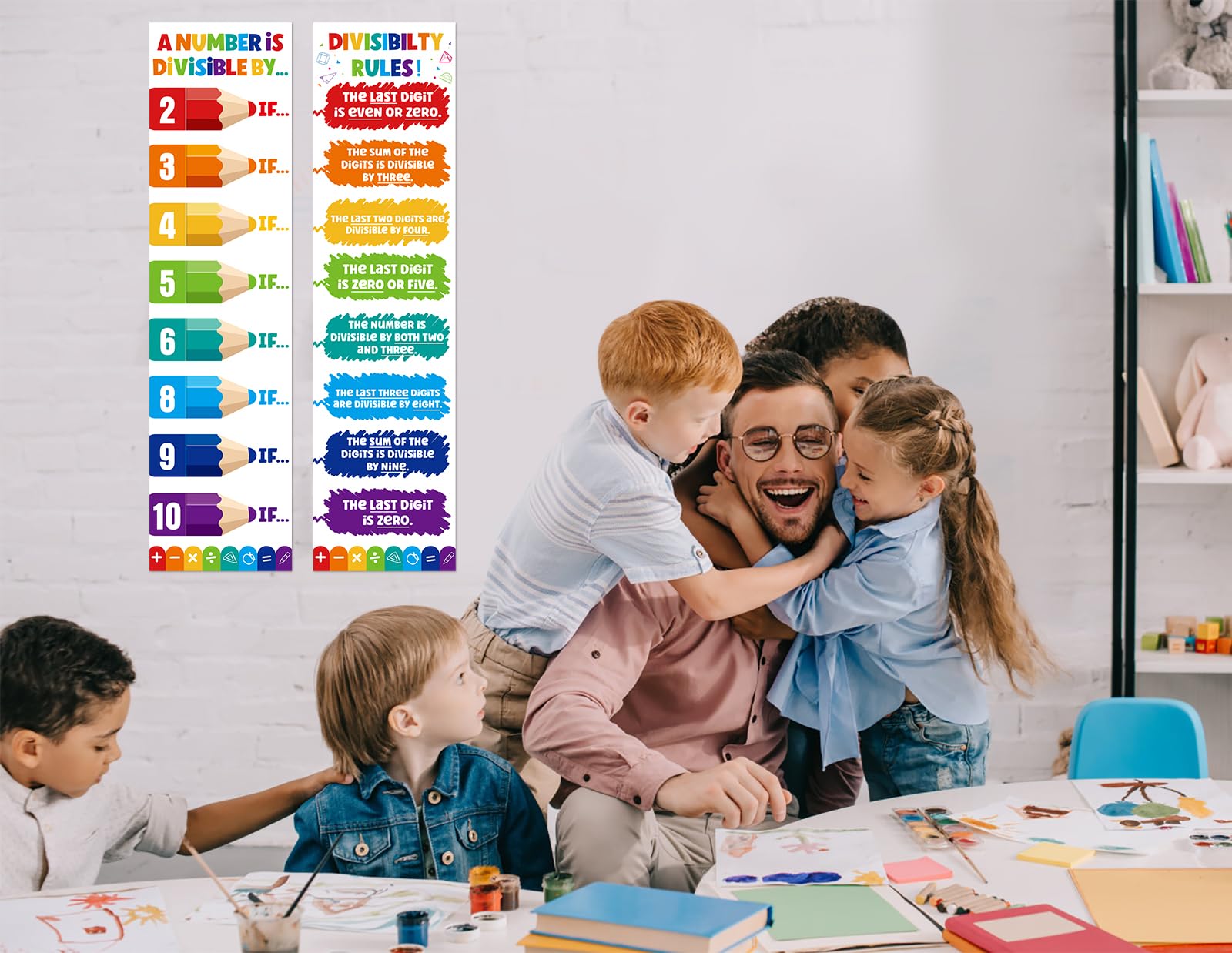 Snapklik.com : D24TIME Math Posters For Elementary Middle School ...