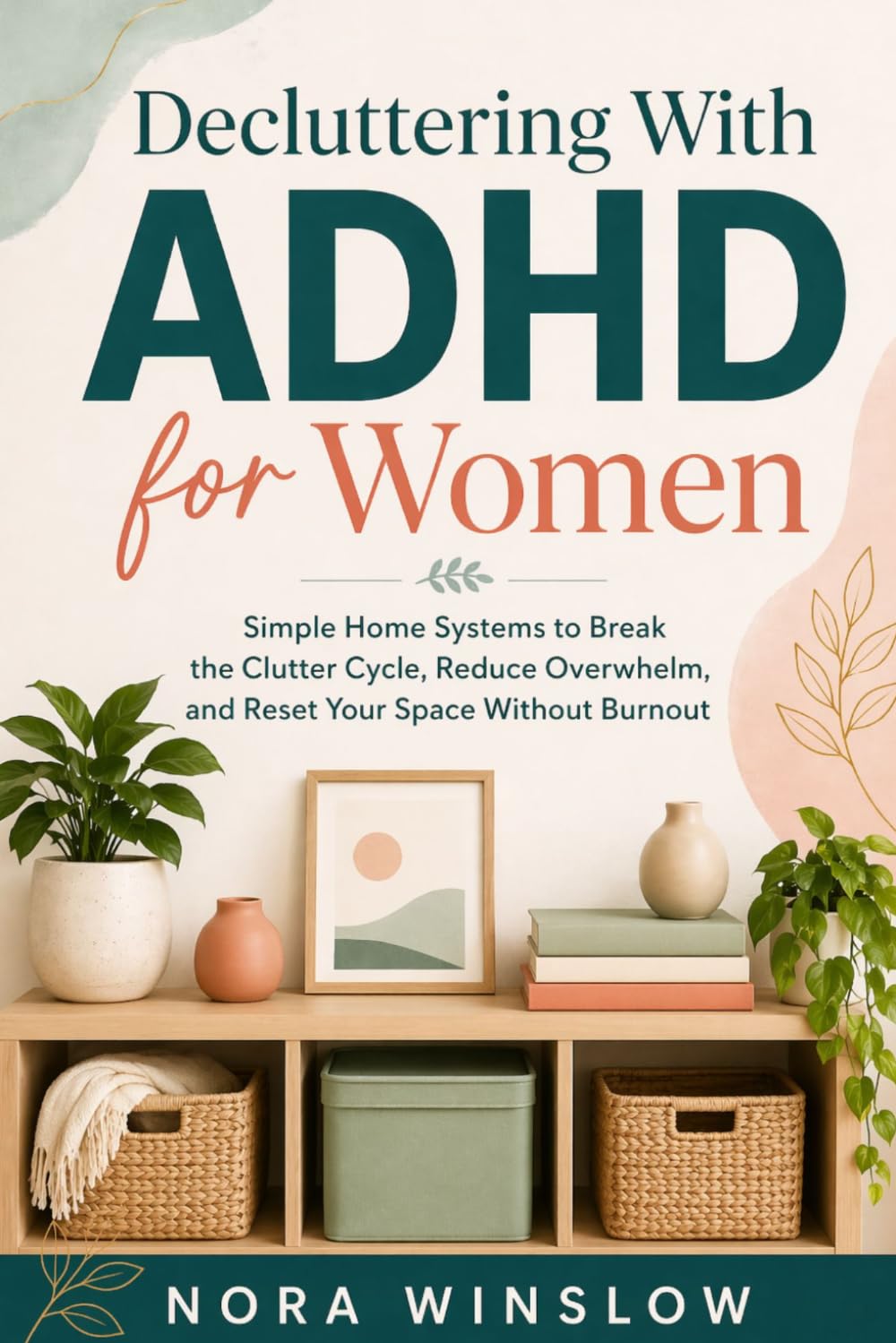 Decluttering With ADHD for Women: Simple Home Systems to Break the Clutter Cycle, Reduce Overwhelm, and Reset Your Space Without Burnout.