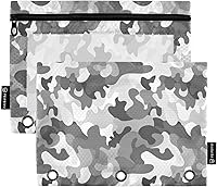 Vista 66 de Binder Pouch Purple Gold Shine Marble File Folder Sturdy Pencil Pouch for 3 Ring Binder Clear Window Office Desk Supplies Case Memento Holder with