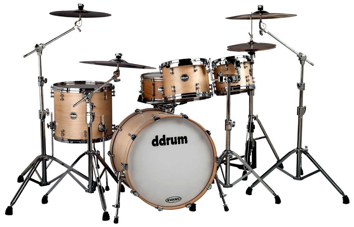 Amazon.com: ddrum US STD 422 SN USA Maple Drum Set, 4 Piece Kit