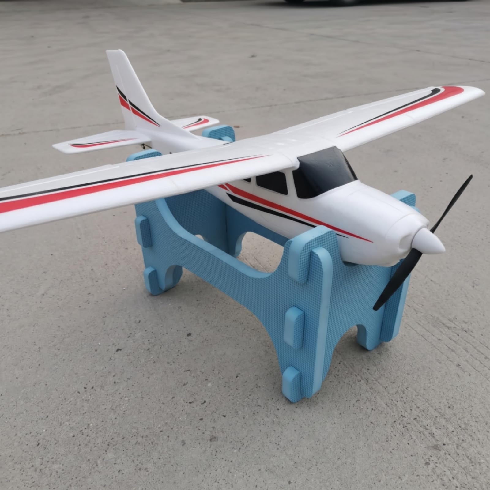 Supporto Aereo in Spugna Eva per Modelli RC Base Cavalletto Culla Fissa Compatibile con Diverse Dimensioni di Velivoli a Scoppio Ed Elettrici Adatto Lavoro Messa a Punto Sessioni di Volo