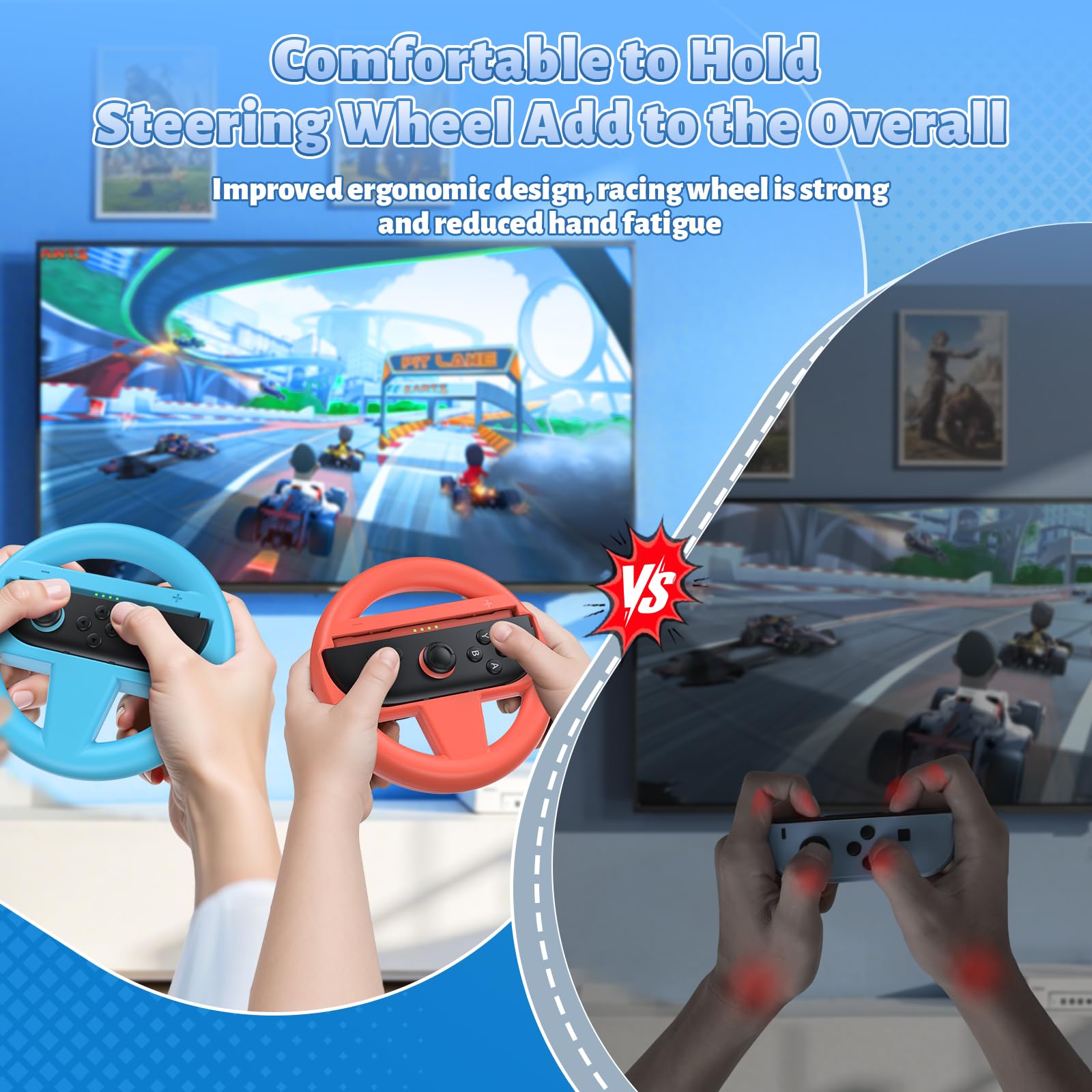 Amazon.com: FASTSNAIL Steering Wheels for Nintendo Switch 2