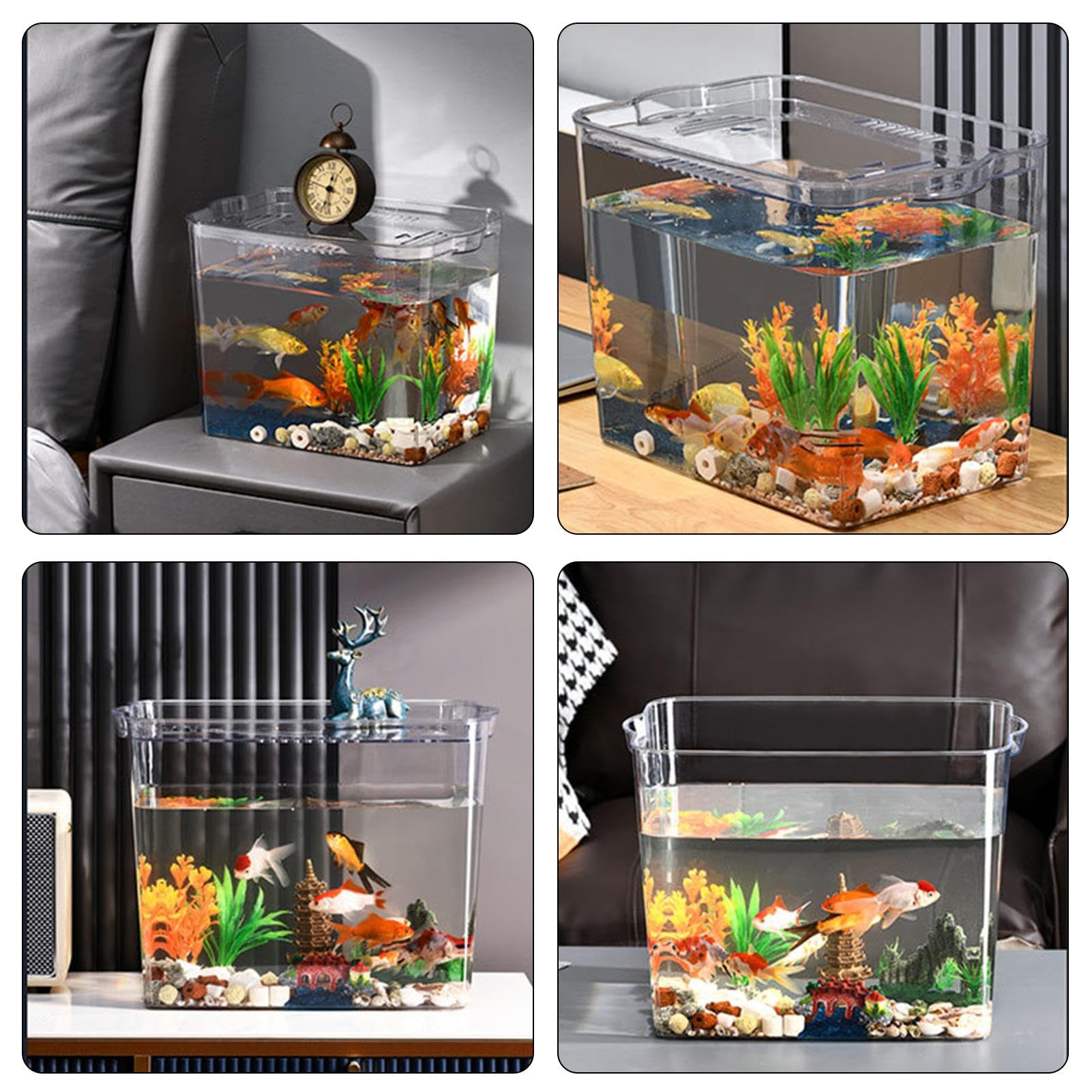 acquario, piscina per pesci | Piscina impilabile – Versatile ciotola per pesci temporanea per piscine per tartarughe, piante acquatiche, pesci , gamberetti, | per pesci temporanea per piscine per tartarughe, piante acquatiche, pesci , gamberetti,