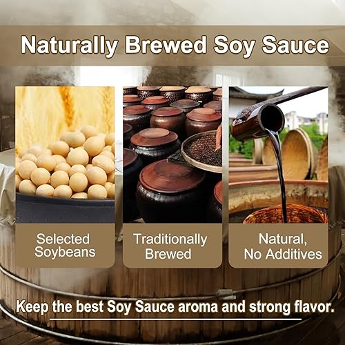 Miniatura 6 de NPG Juego de salsa de soja oscura prémium de 16.9 onzas líquidas (paquete de 2), salsas de soja para pescado, albóndigas, fideos y carne de adobo,
