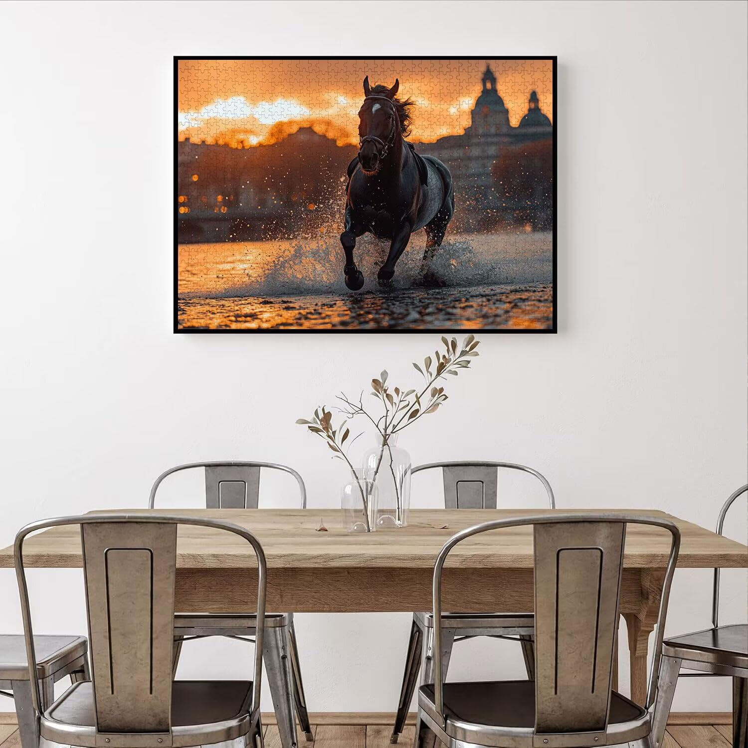 Puzzle 1500 sztuk zwierząt Trudne drewniane puzzle, n-474 | Niemożliwe wyzwanie, inteligentna gra zręcznościowa, gry logiczne dla całej rodziny, pomysł na prezent, fale