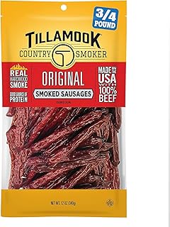 Real Hardwood Smoked Sausages, Original Beef, 12 Ounce