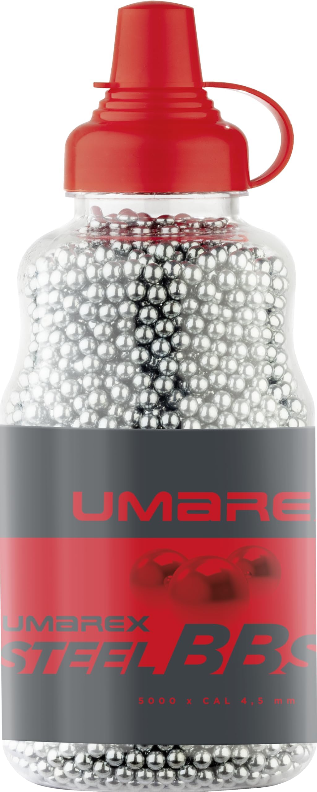 Steel BBs 4.5 mm Ammo Pellets .177 0.35g Silver 5000 Bottle Airgun