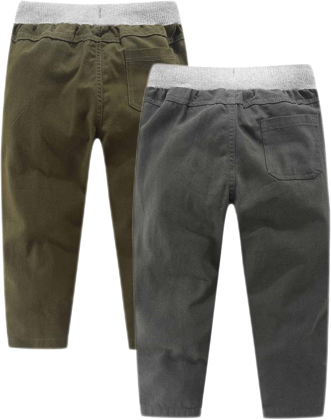 Bumeex Toddler Boy's 2pk Cotton Pull-on Pants 2-9years - Image 5