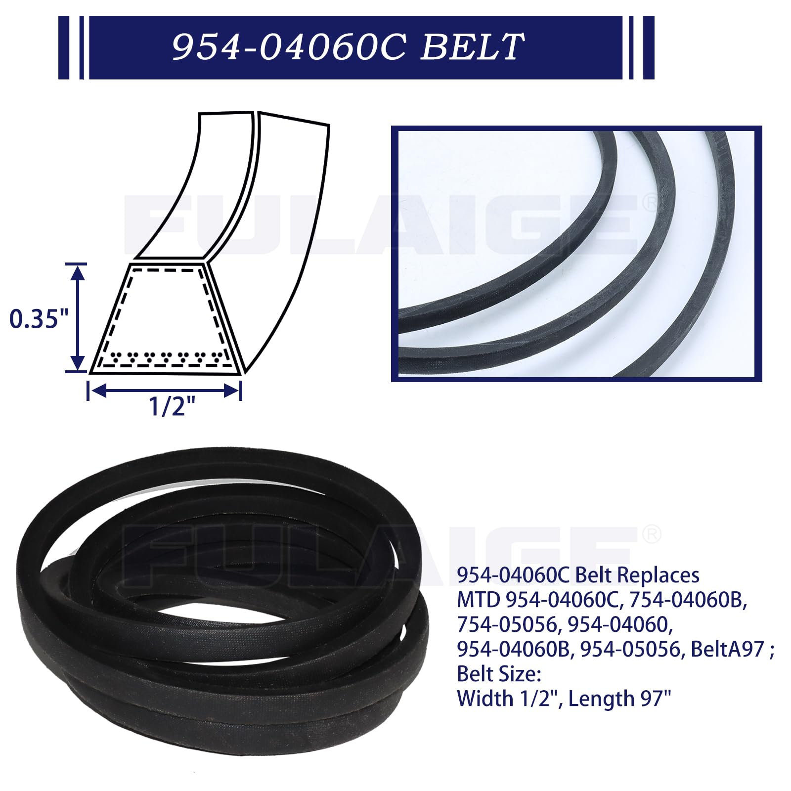 Paquete de 2 ensamblajes de husillo preengrasados 918-06991 con correa 954-04060C 490-900-M061 Kit de lavado de cubierta 783-08510D-0637 cubierta de correa reemplaza 918 06991 husillo