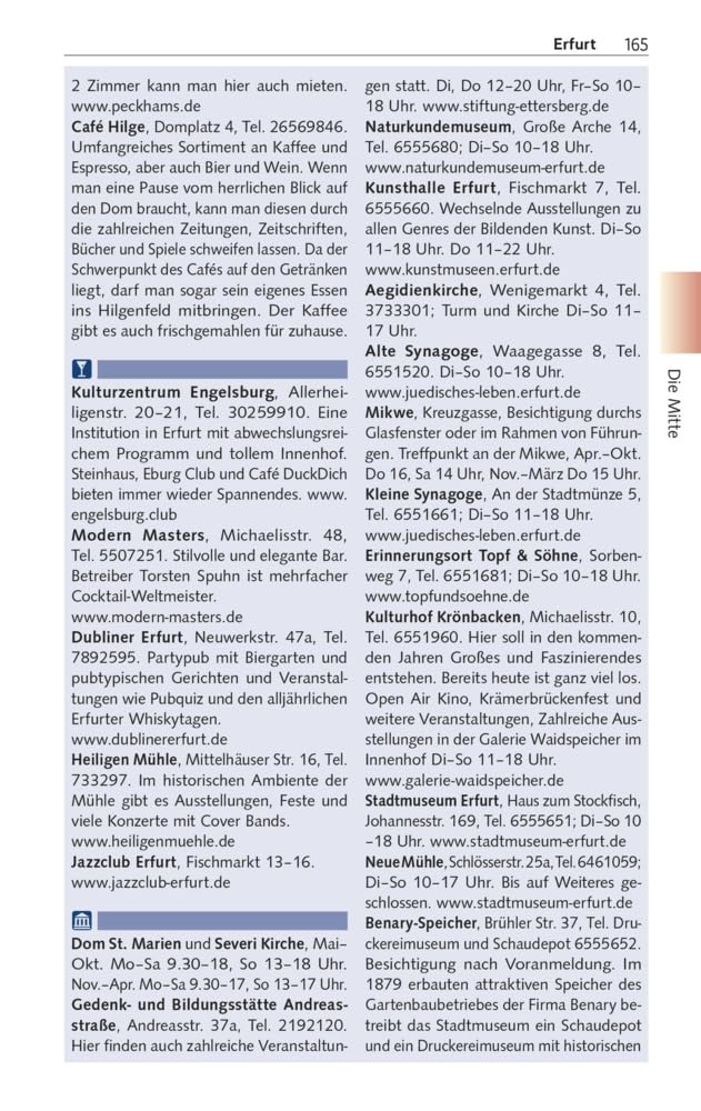 TRESCHER Reiseführer Thüringen: Erfurt, Weimar, Jena, Gotha, Eichsfeld, Thüringer Wald, Werratal, Vogtland und Saaletal