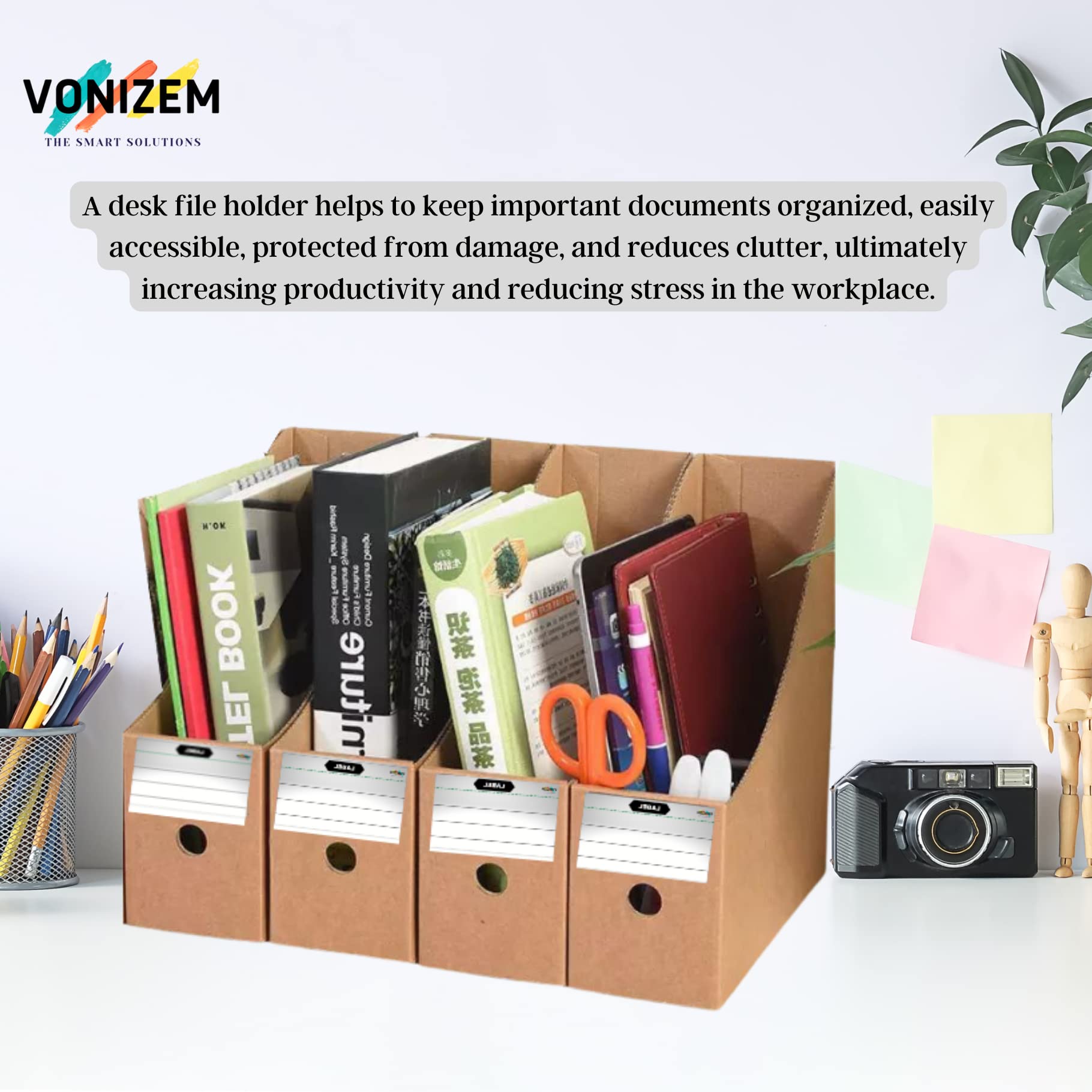 Magazine File VONIZEM THE SMART SOLUTIONS Holder (5 Layer) File ...