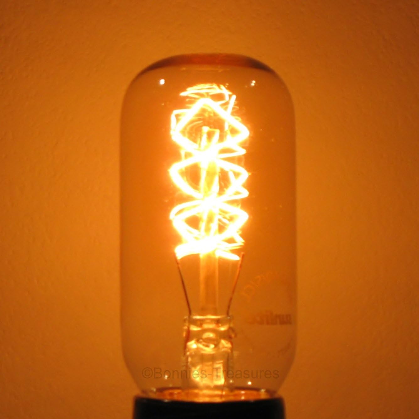 2Pack 40W T12 Radio Style Edison Antique Light Bulb with