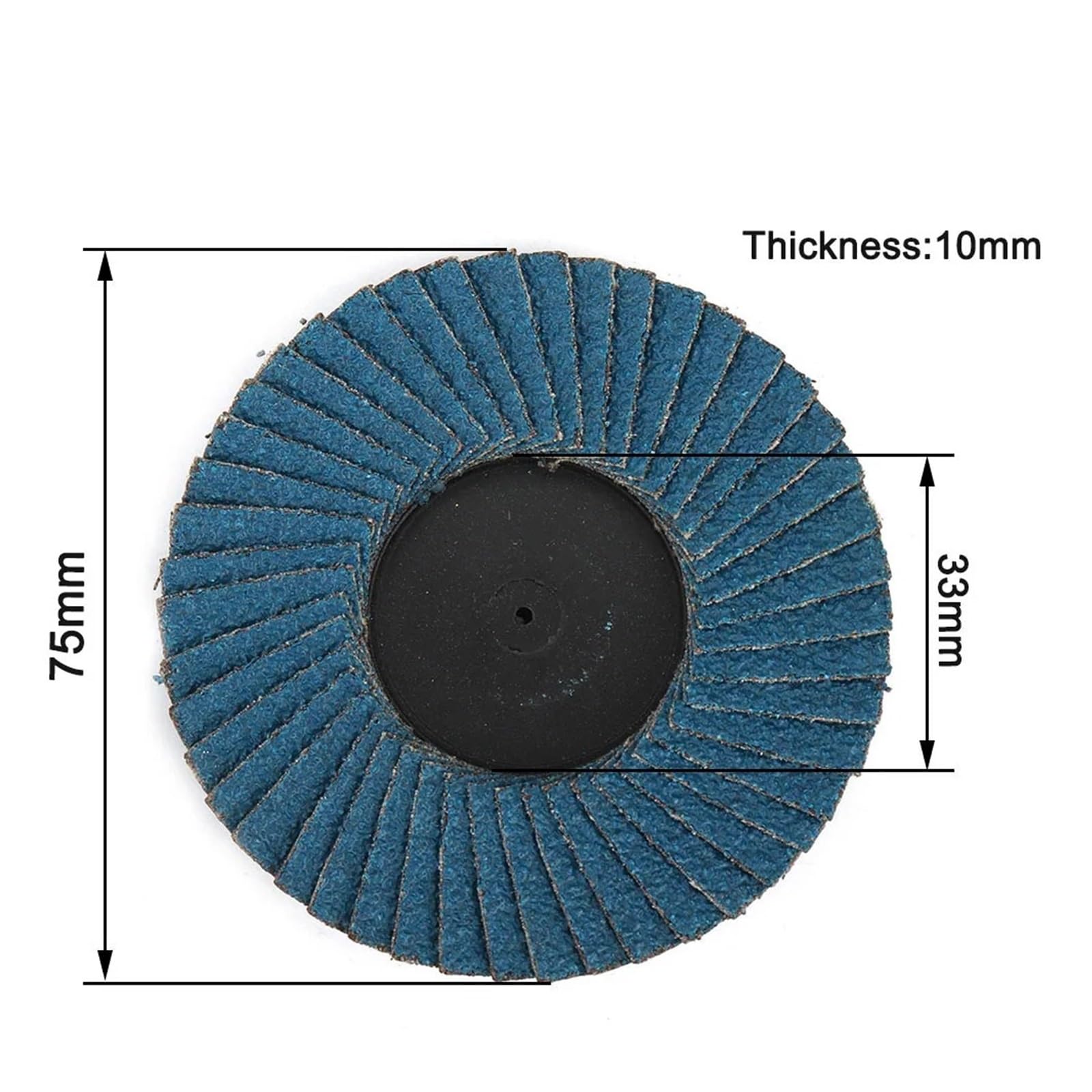 75 mm 3-calowe tarcze listkowe, blokada rolkowa, ściernice szlifierskie, szlifierka kątowa, narzędzia ścierne do metalu 5/10 szt. (zestaw 10 szt.)