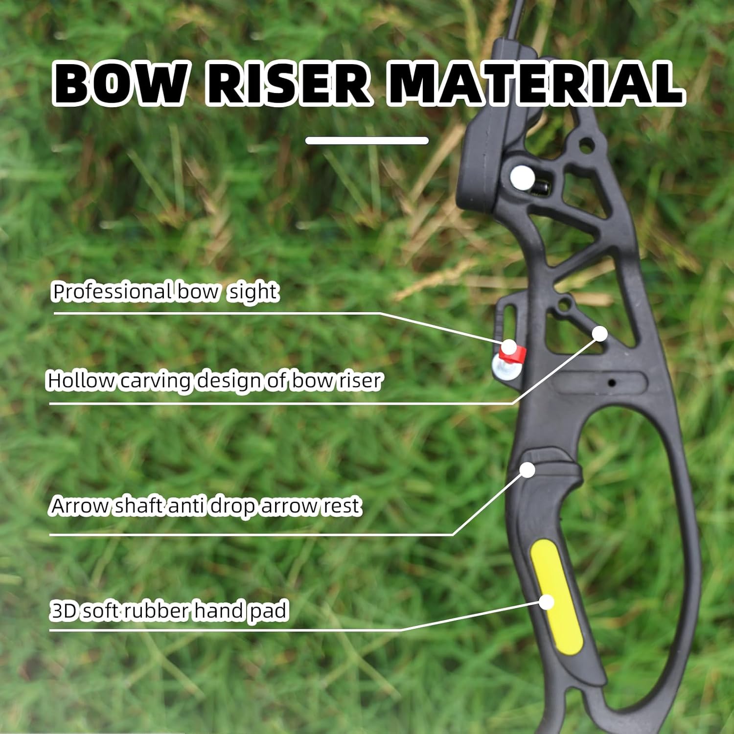 Youth Bow and Arrows Set Archery Bow Paper Target Shooting Practice Takedown Recurve Bow Kit