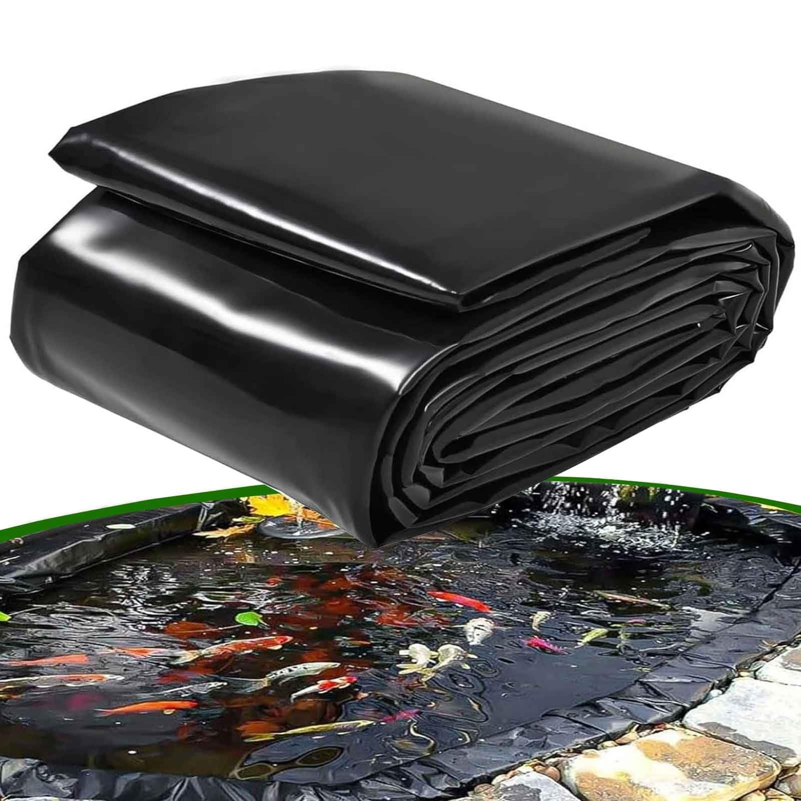 Bâche de bassin en plastique étanche pour créer un jardin aquatique avec poissons sur mesure