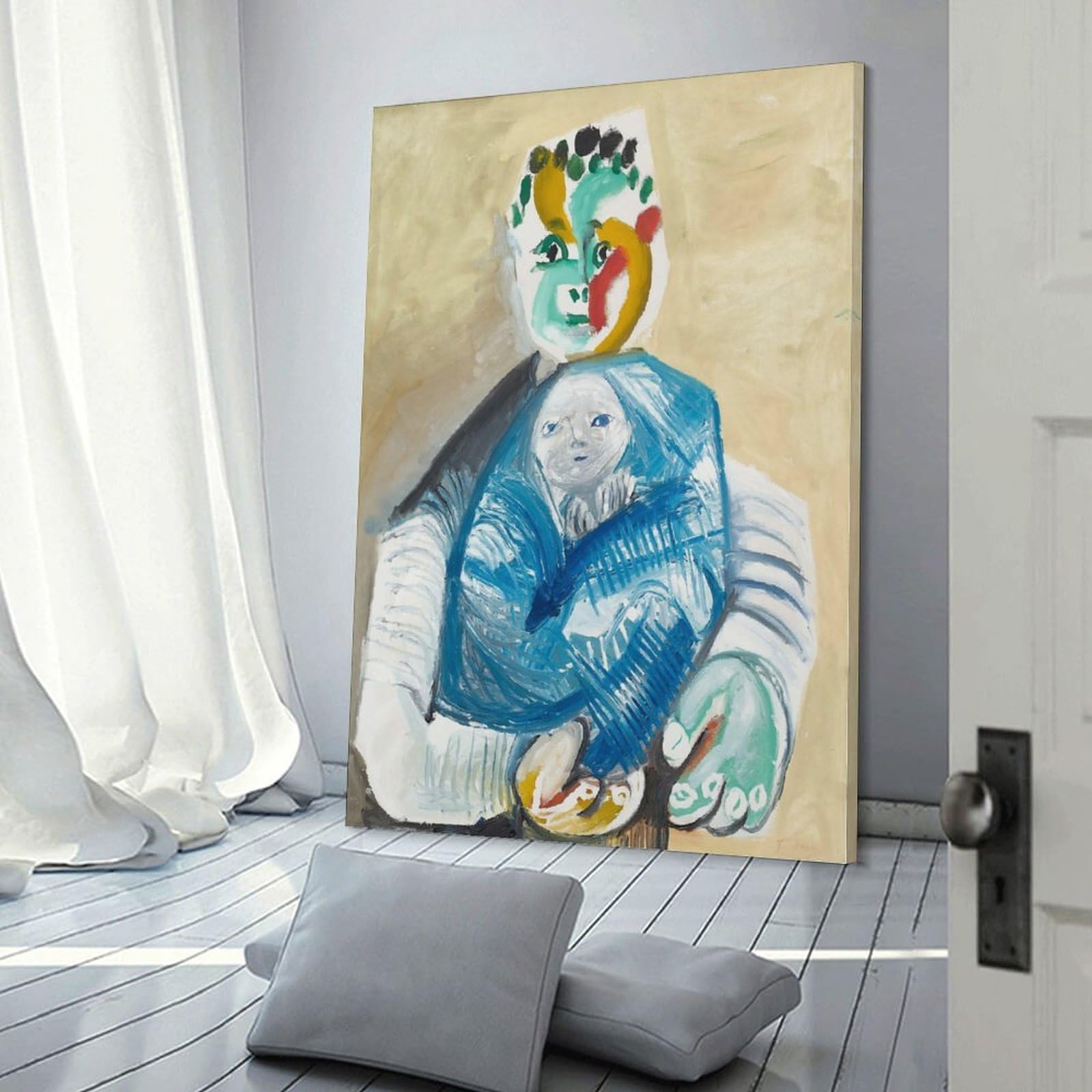 Amazon.co.jp: Pablo Picassoパブロ・ピカソ画家の作品（子供を抱く