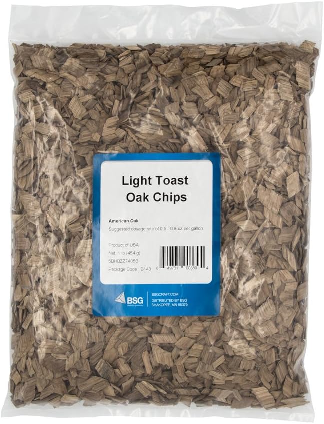 Oak Chips - Light Toast American 1lb, 6340B