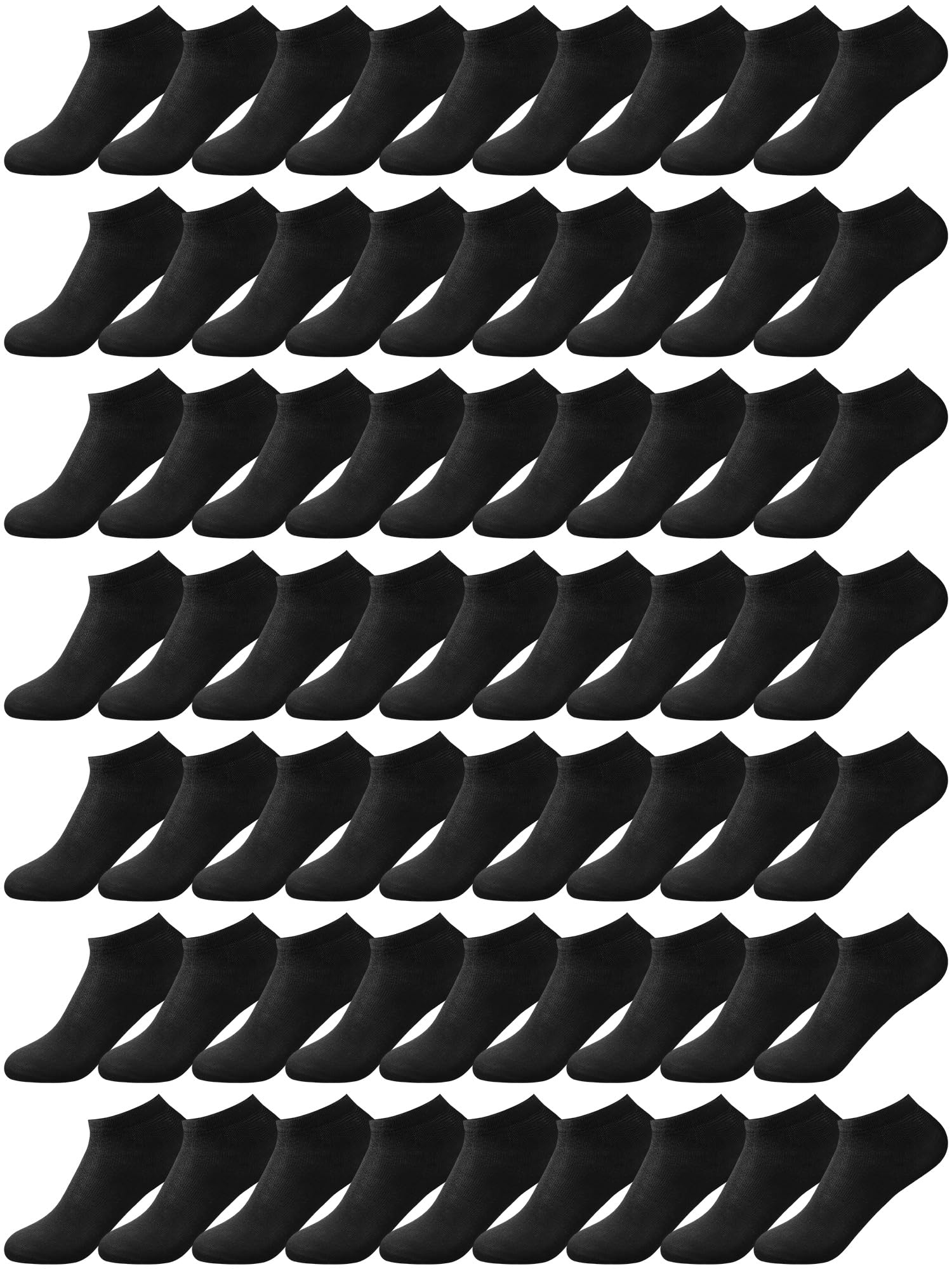 Foaincore 150 Pairs Low Cut Ankle Socks Pack Comfortable Wicking Lightweight Ankle Casual No Show Short Socks for Men Women