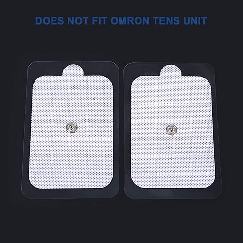 Miniatura 7 de Tens Unit - Almohadillas de repuesto a presión, almohadillas de electrodos autoadhesivas reutilizables para 30-50 veces por electrodos (con soporte