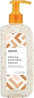 Vista 2 de Marca Tienda Solimo Morning Fresh limpiador facial con ginseng y vitamina C, 8 onzas líquidas (paquete de 6)