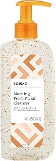 Sponsored Ad - Amazon Brand - Solimo Morning Fresh Facial Cleanser with Ginseng and Vitamin C, 8 fl oz
