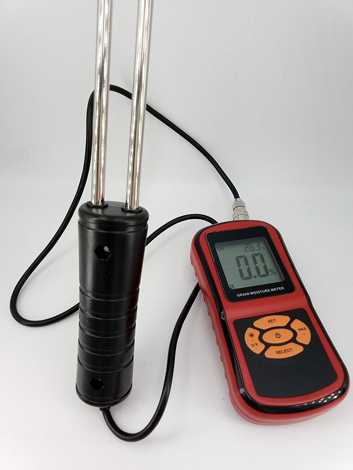 Grain Moisture Meter, 5%~30%, -10~60℃