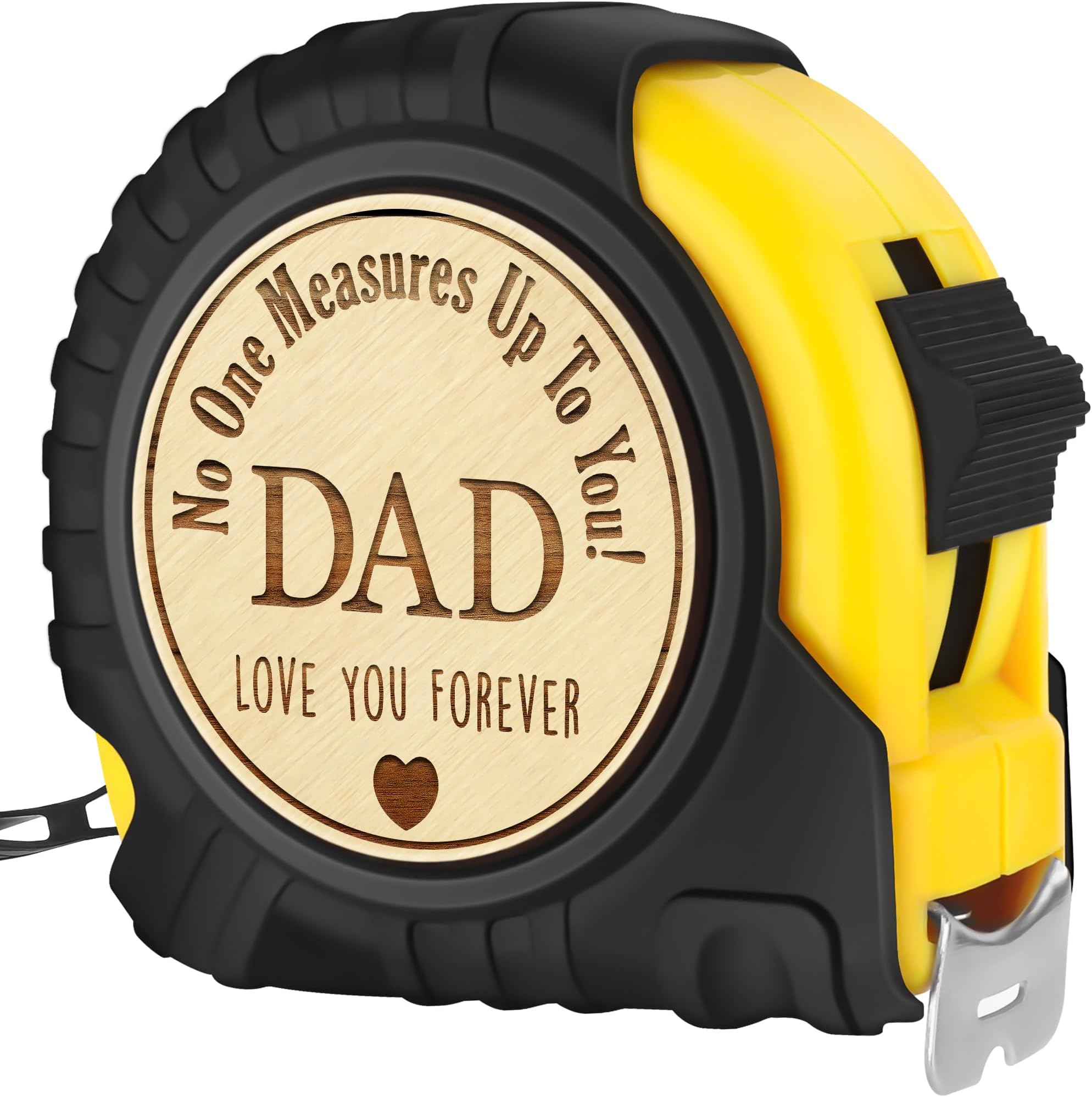 - Fathers Day Birthday Gifts for Dad, Dad Gifts from Son Daughter, Gift for Best New Daddy Father in Law Presents Useful Stuff, Tool Woodworker Carpenter Gift, Engraved Tape Measure 25 FT