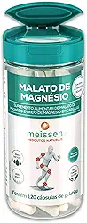 Malato de Magnésio 300Mg 120 Cápsulas, Meissen