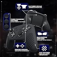 Vista 6 de PlayVital Silicone Cover Skin for Nintendo Switch 2 Pro Controller – 3D Studded Edition Anti-Slip Grip Protector Case for Switch 2 Pro with Back