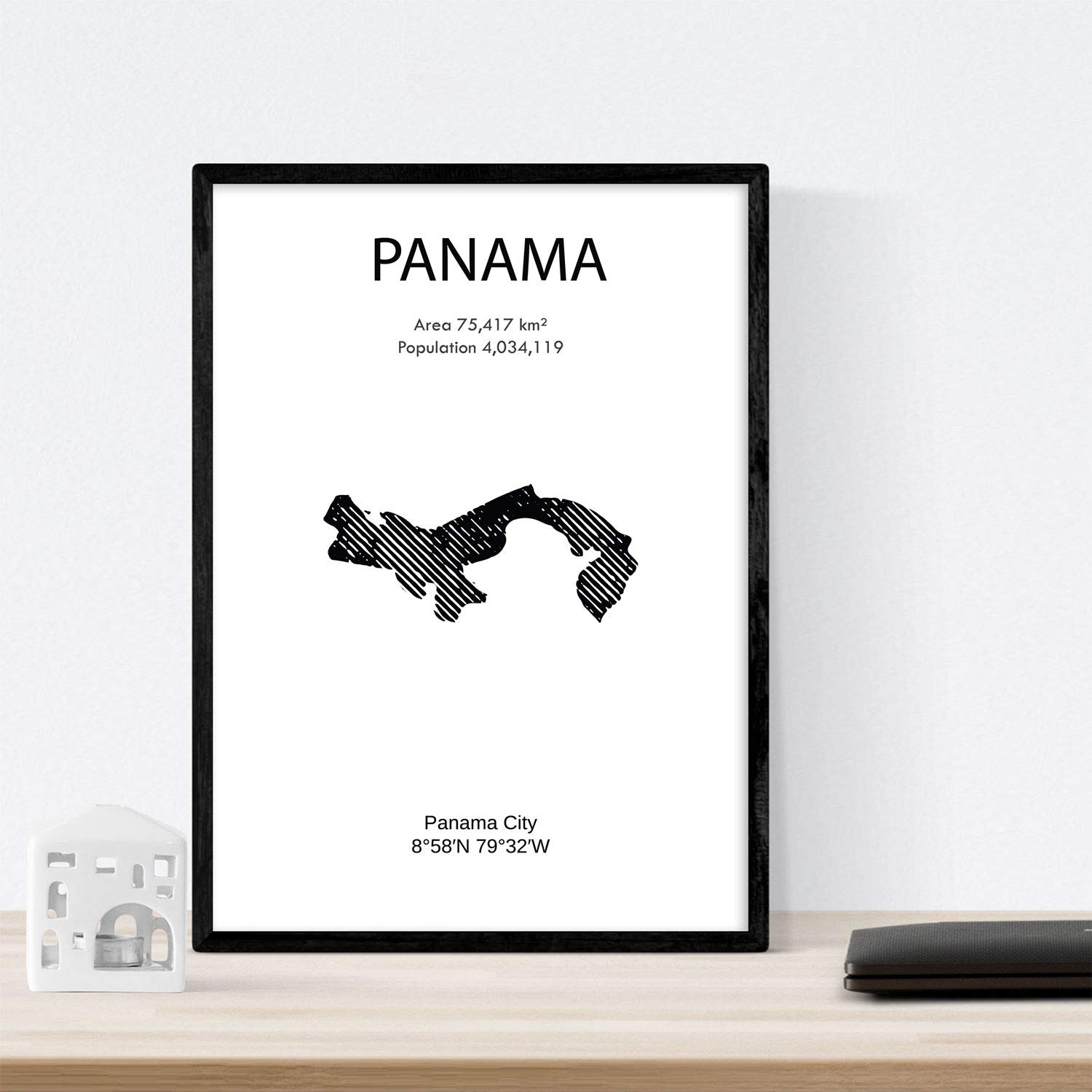 Nacnic Poster Panama. Sheets of countries and continents. A4 size - Image 3