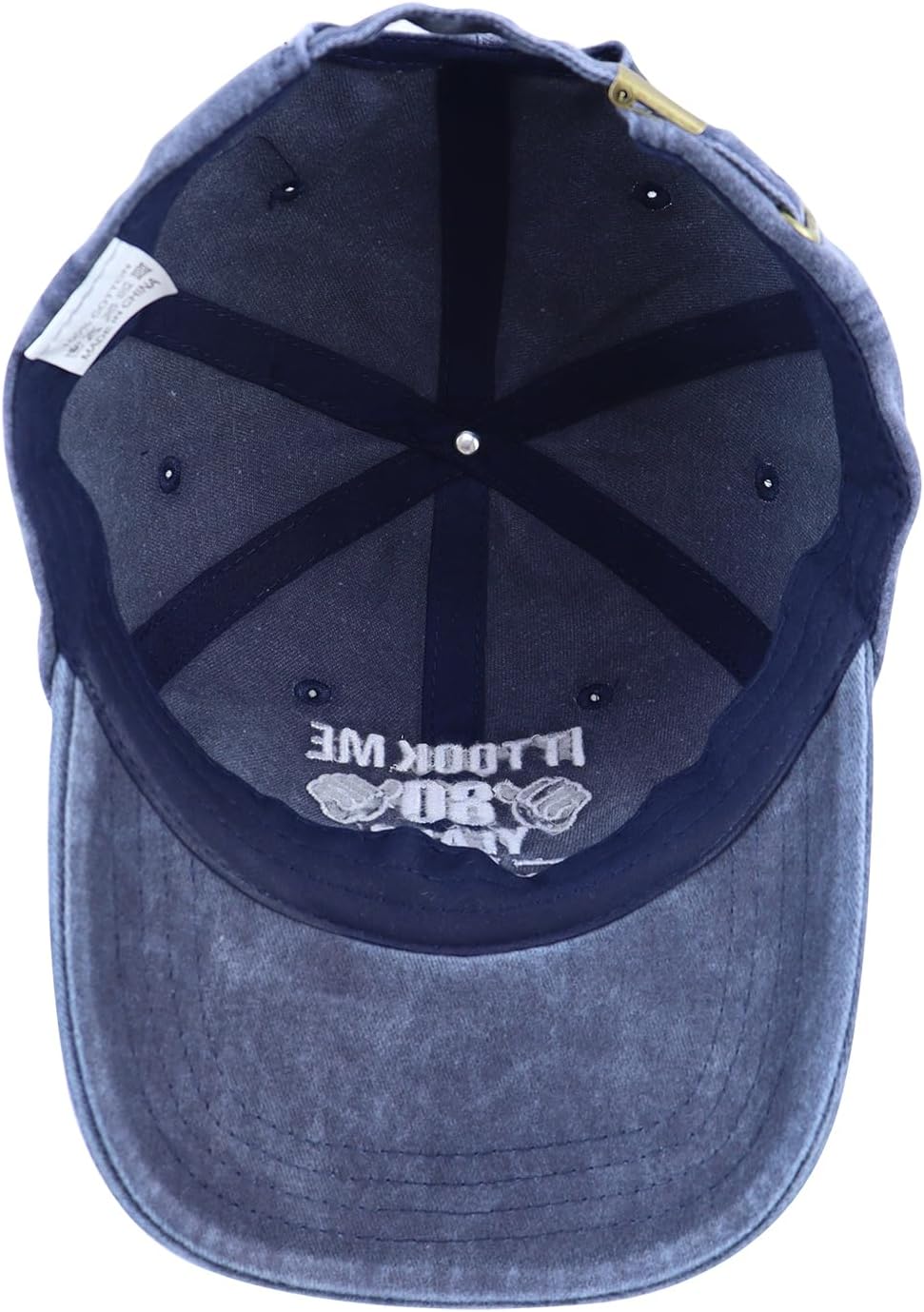 It Took Me 80 Years to Look This Good Hat for Women Men, Funny Adjust Embroidery 80th Birthday Baseball Cap - Image 6