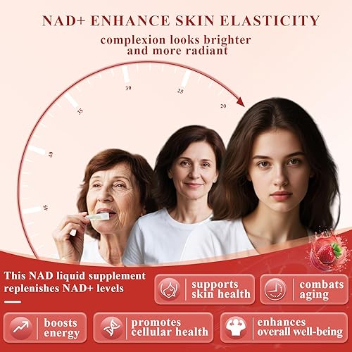 Miniatura 3 de Suplemento NAD de 1000 mg líquido Nicotinamida Riboside Resveratrol Liposomal NAD Boost Suplemento líquido con NMN y PQQ Booster Energy Cellular