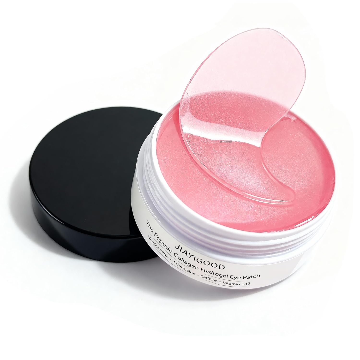 Protein Hydrogel Under Eye Patches, 60 Pairs - Hydrating & Firming Eye Gels for Dark Circles, Puffiness & Wrinkles, Infused with Collagen - Rejuvenating Eye Mask for Smooth, Refreshed Skin