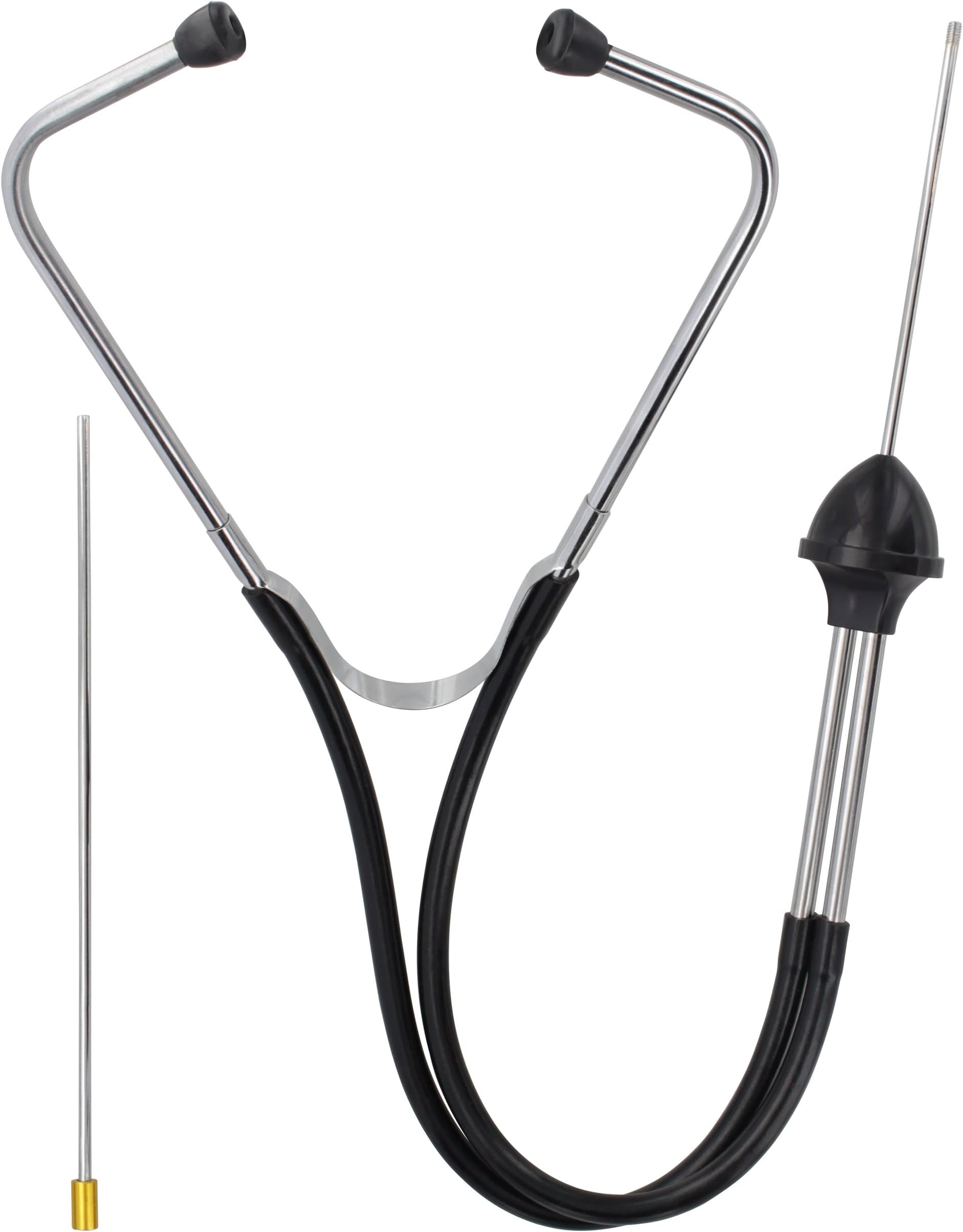 Wekster Mechanic's Stethoscope Kit, Automotive Engine Diagnostic Sensitive Hearing Tool Tester | for Mechanics Use on Cars, Trucks, Motorcycles