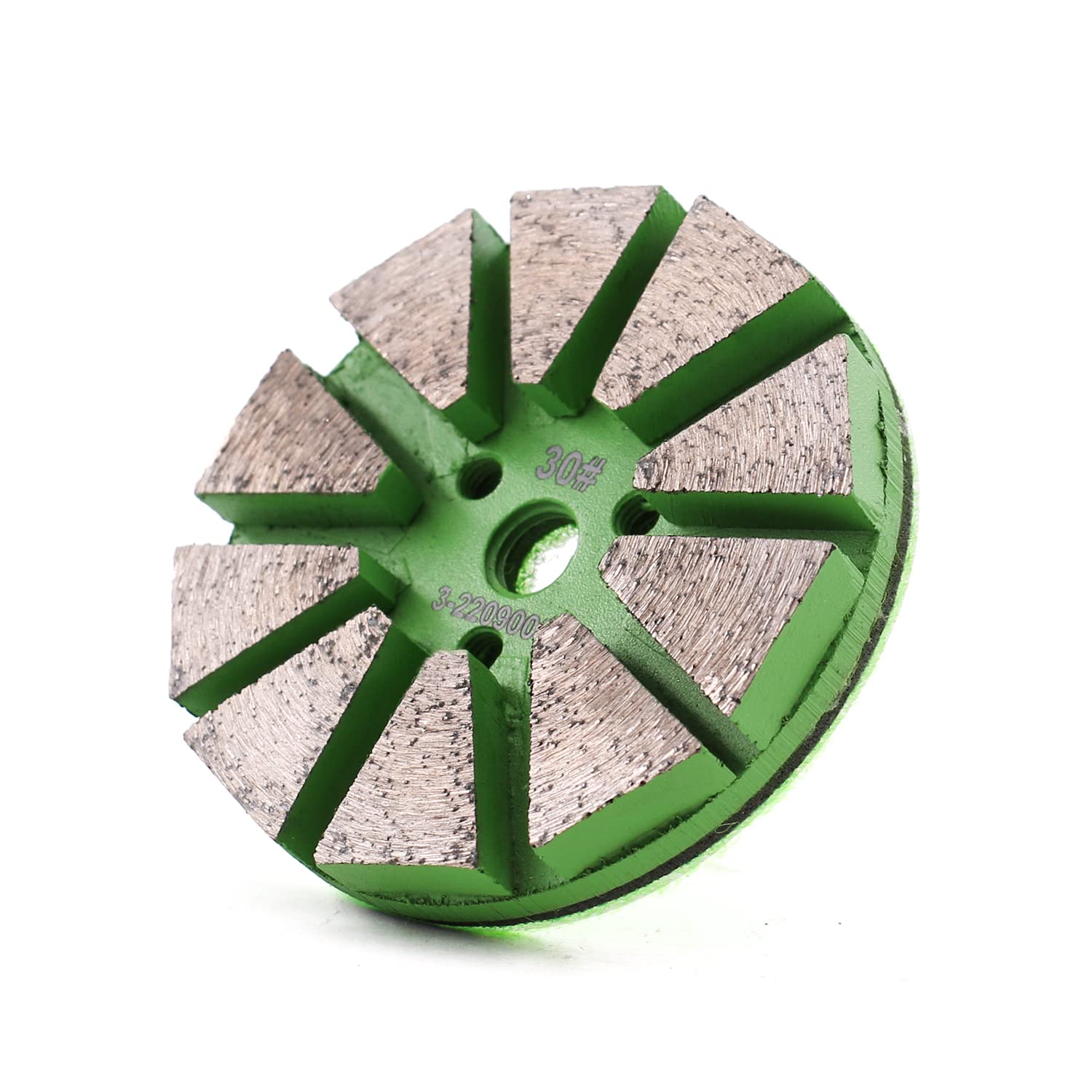 Metalowa diamentowa podkładka polerska do podłóg 7 cm podkładki szlifierskie do płytek kamień, marmuru, betonu, granitu, tarczy szlifierskiej (ziarnistość 30-3 szt.)
