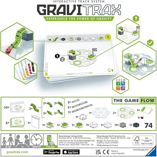 Miniatura 2 de Ravensburger GraviTrax The Game - Flow - Juegos de lógica de desafío de mármol y juguetes STEM para niños a partir de 8 años