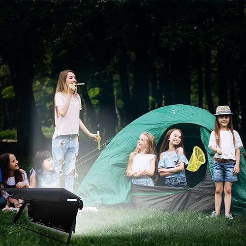 Miniatura 2 de Luces solares para exteriores con control remoto regulables, impermeables, superbrillantes, luces de seguridad para porche, patio, garaje, 100 W