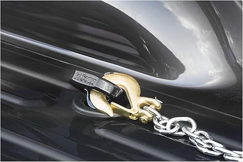 Miniatura 5 de CURT 60617 OEM Puck System Gooseneck Safety Chain Anchors, 30K, Select Ram 2500, 3500, CARBIDE BLACK POWDER COAT