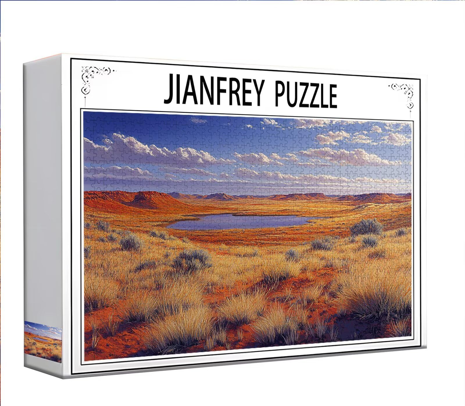Puzzle 2000 Teile Wiese Landschaft Puzzle Erwachsene Anspruchsvoll, Klassische Holzpuzzle Erwachsene, Puzzlespiele für Die Ganze Familie, Jigsaw Puzzel ab 14 Jahre für Junge Mädchen Geschenke X-21