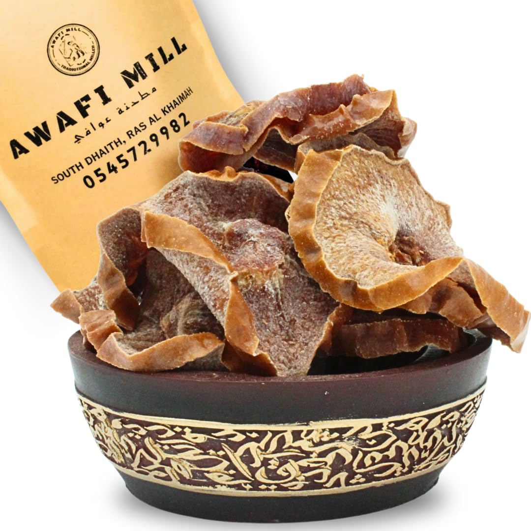 AWAFI MILL Dried Kaka Fruit Persimmon Slices - Crafted with 100% Natural Ingredients | Wholesome Snack (Pack of 60 Gram)