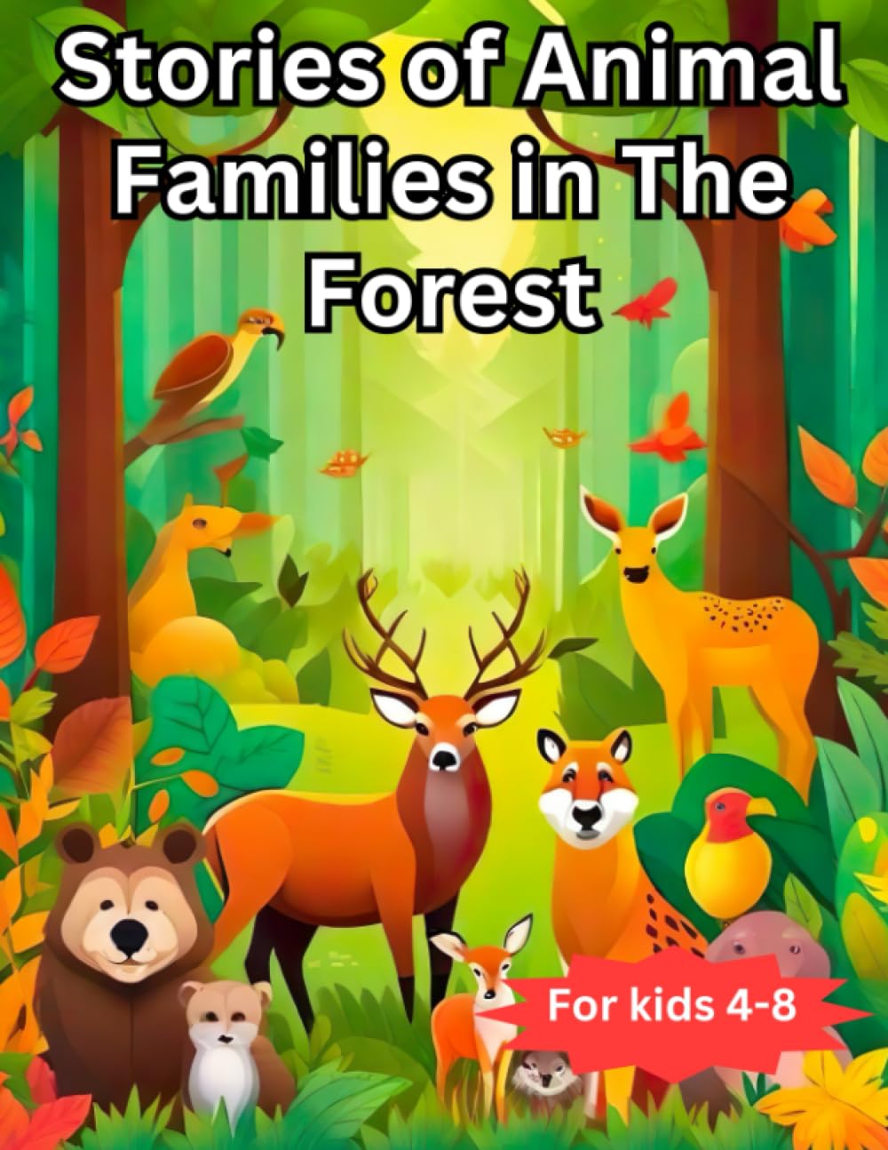 Stories of Animal Families in The Forest: Learn About The Wild Animals for Kids