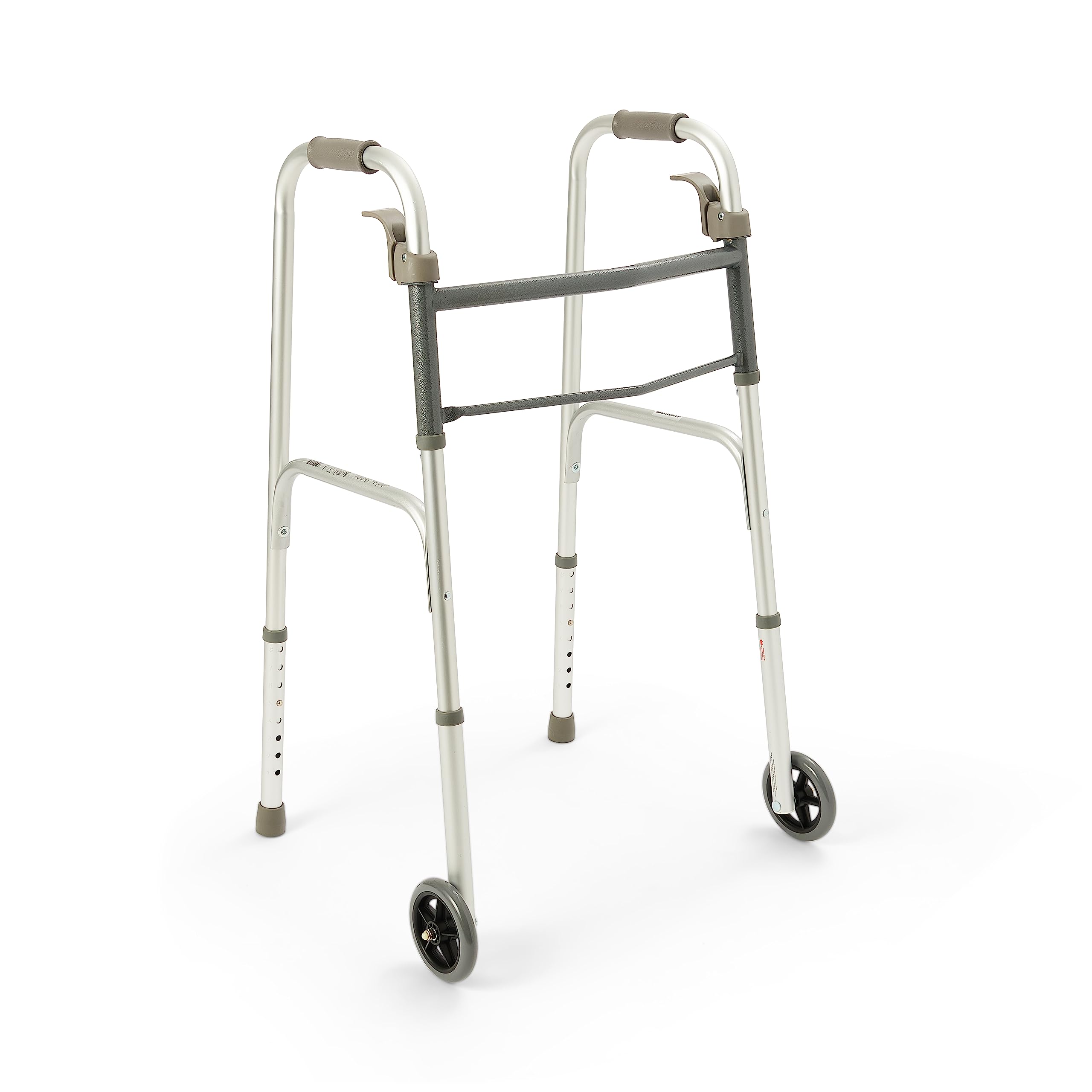 Medline Folding, Paddle Walker, 5" Wheels