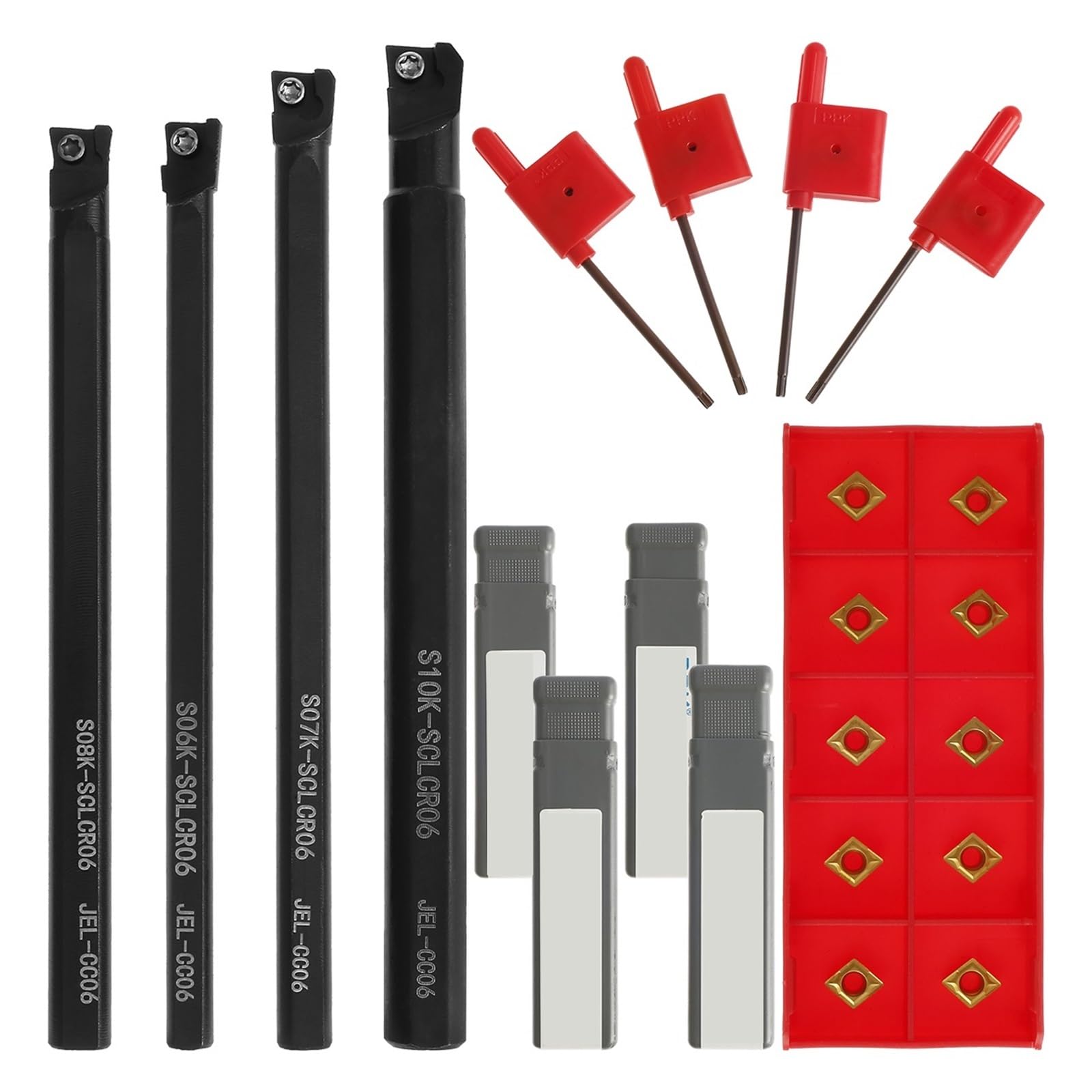 Outil de tournage barre d'alesage SCLCR06 S06K S10K usinage sans defaut inserts