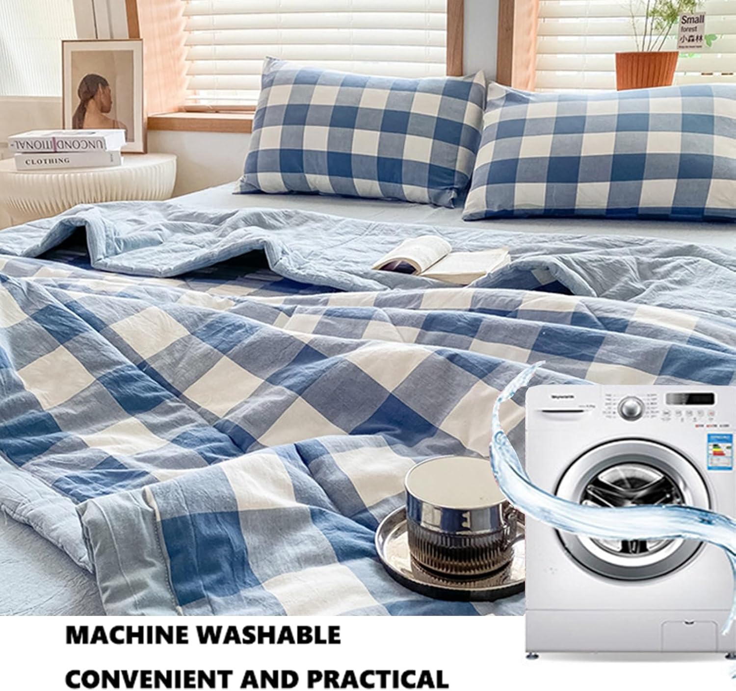 Summer Duvet, Thin and Light Summer Duvet, Lightweight Microfibre Duvet, Soft Blanket, Thin and Light Summer Quilt (Colour: H, Size : 150 x 200 cm)