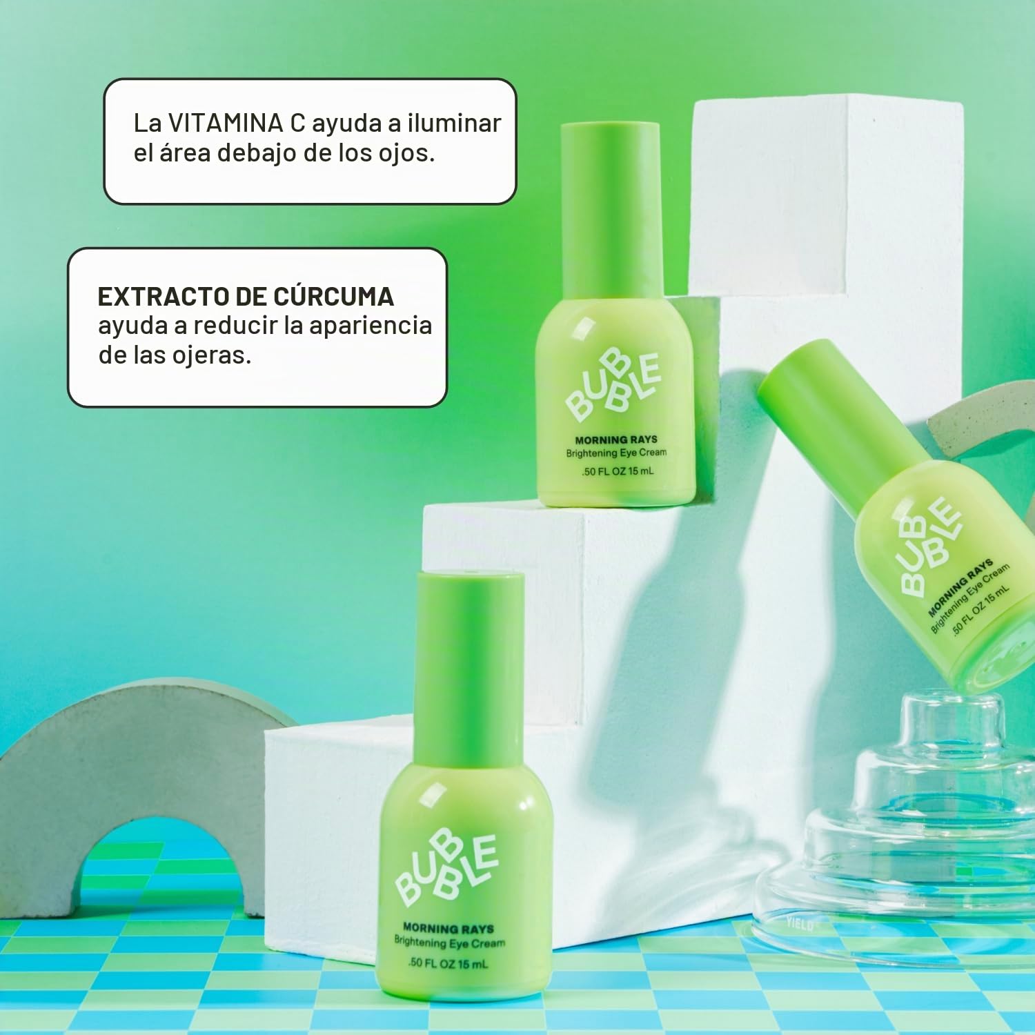 Bubble Skincare Morning Rays Brightening Eye Cream, Cuidado diario - 15 ml