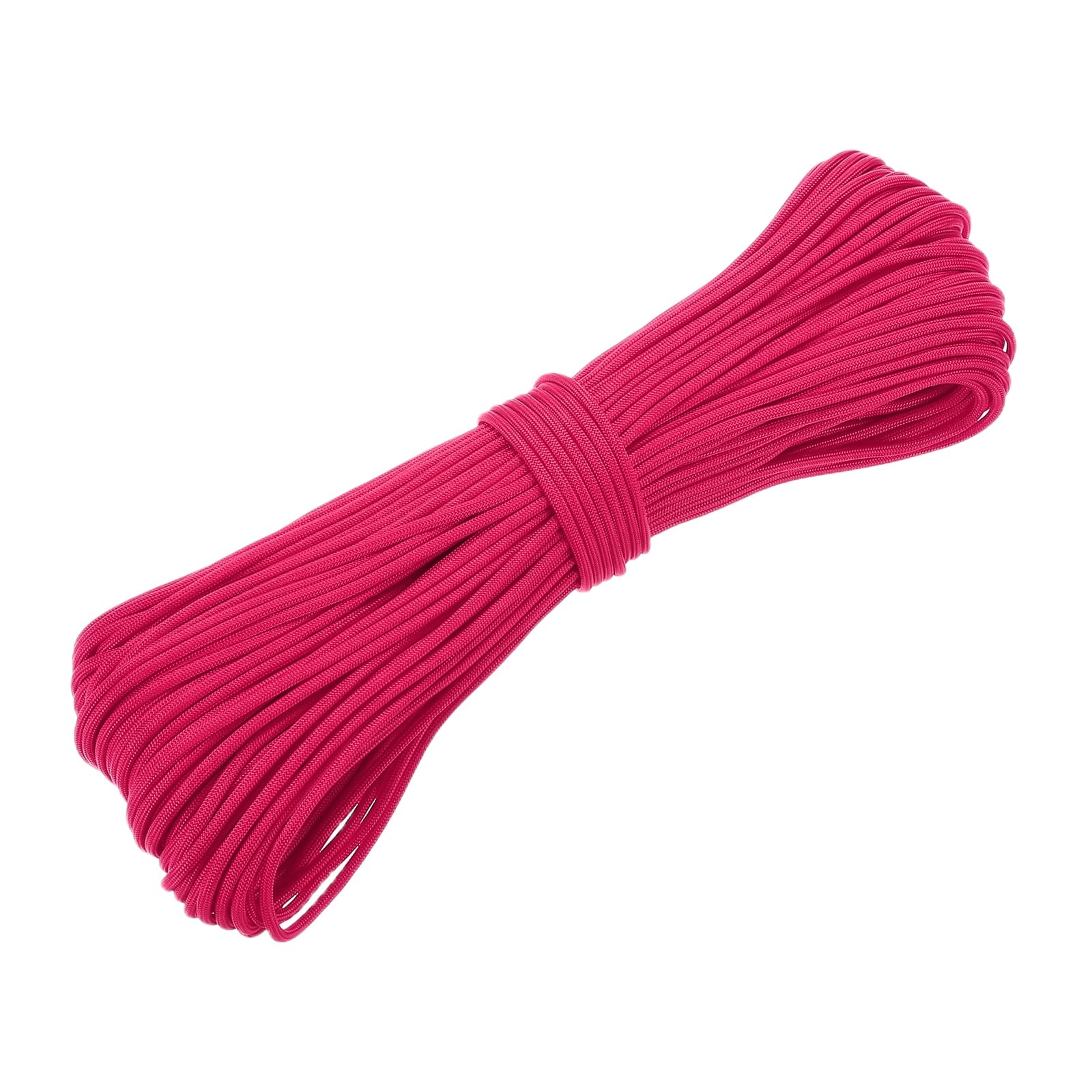 PATIKIL 550lb Paracord Rope 200ft, 4mm Tent Rope, 7-Strand Core Heavy Duty Cord for Outdoor Camping Hiking Tent Survival Utility Rope, Pink