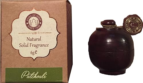 Miniatura 5 de Song of India - Perfume sólido en tarro de palisandro tallado a mano con tapa atornillada (almizcle egipcio)