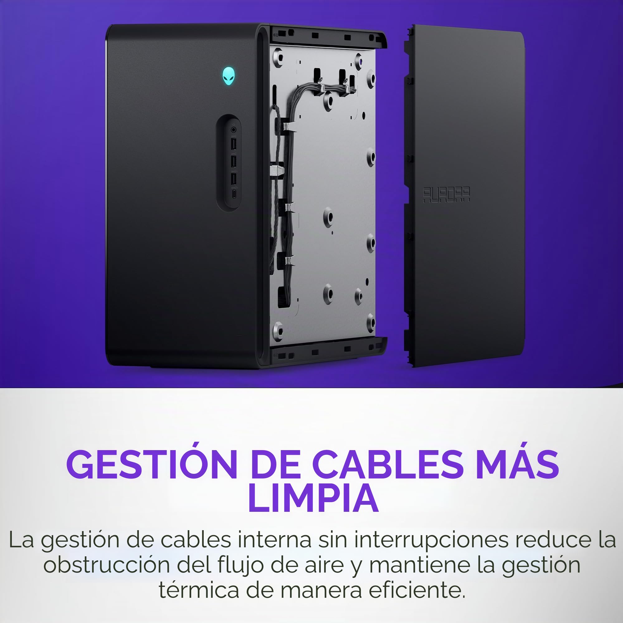 Alienware Aurora Gaming Desktop ACT1250 - Procesador Intel Core Ultra 7 de 265 KF, refrigerado por líquido, NVIDIA GeForce RTX 5070, 32 GB DDR5 RAM, 2 TB SSD, 1000 W Platinum Rated PSU, Win 11 Home