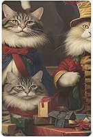 Vista 2 de Fitted Crib Sheets Christmas Royal Cats Mini Crib Sheets for Boy & Girl Toddler Mattress Sheets Playard Sheet 21216531