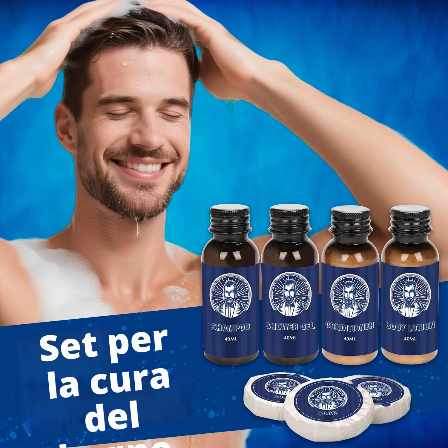 Calendario dell'Avvento 2025 per Uomo, 24pcs Premium per la cura della Barba, Calendario Natalizio per la cura Della Barba, Corpo, Viso, Barba e Capelli, Regali di Natale per Uomo Papà Nonno Marito